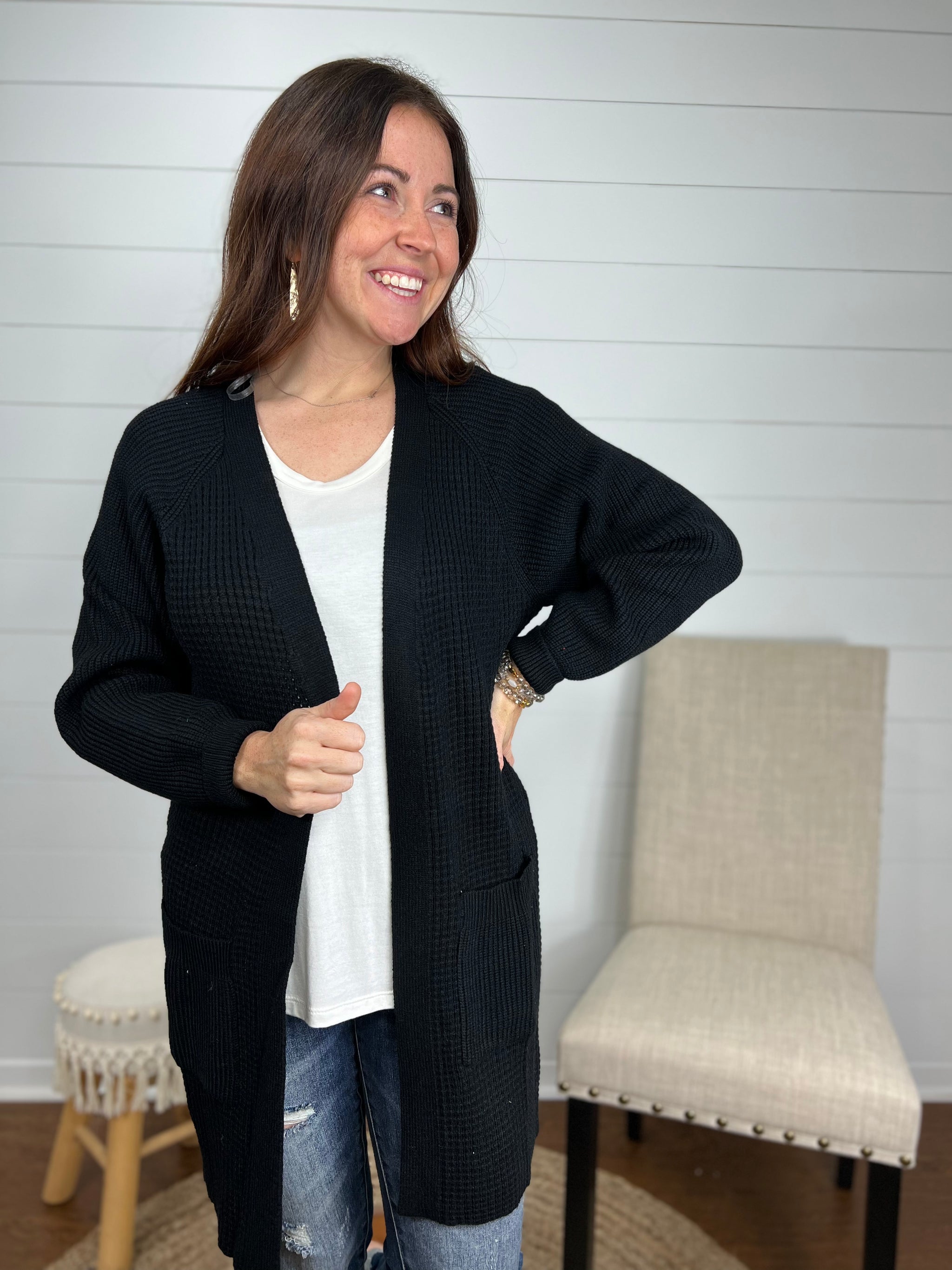 Perfect black cardigan sale